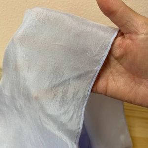 Silky lilac/powder blue scarf